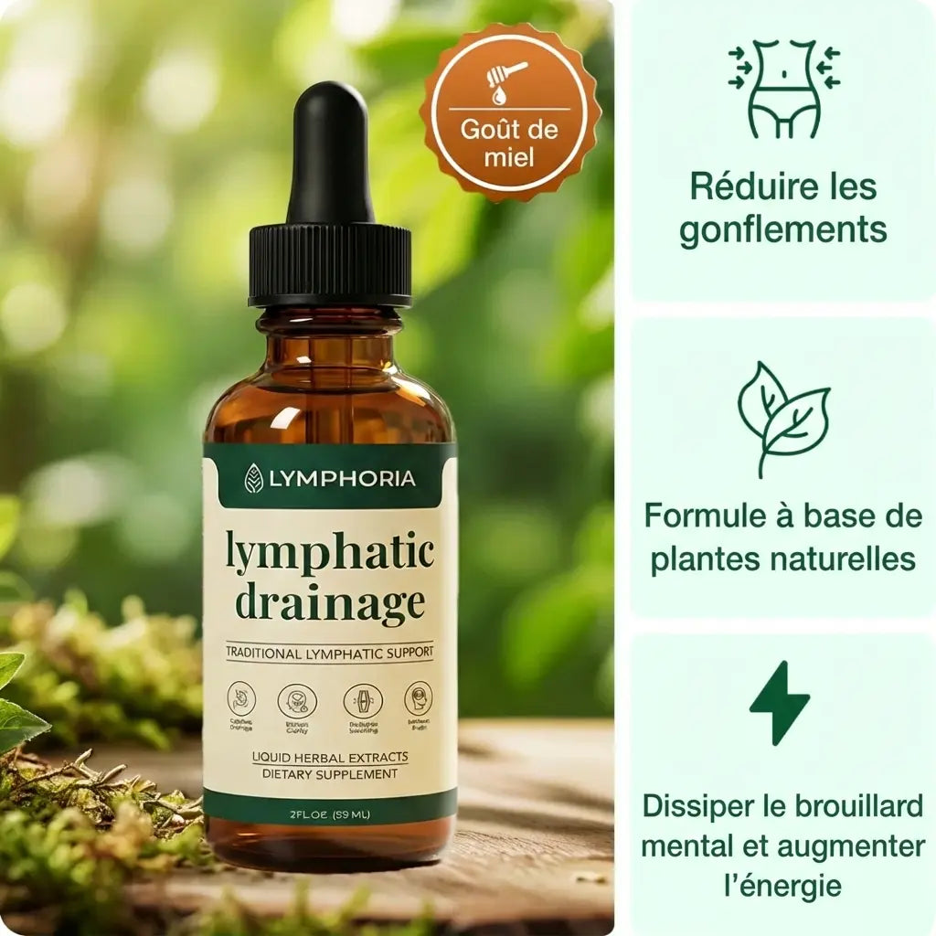 Lympho™ — Gouttes de Drainage Lymphatique